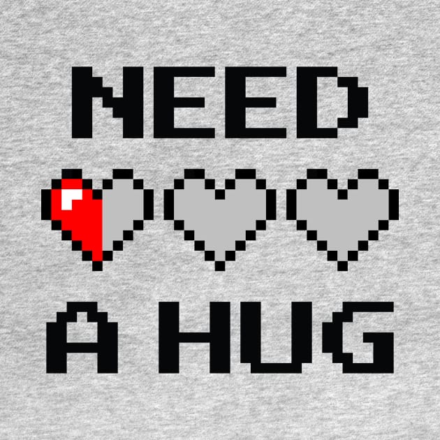 Need a Hug Pixelart by Vanitee